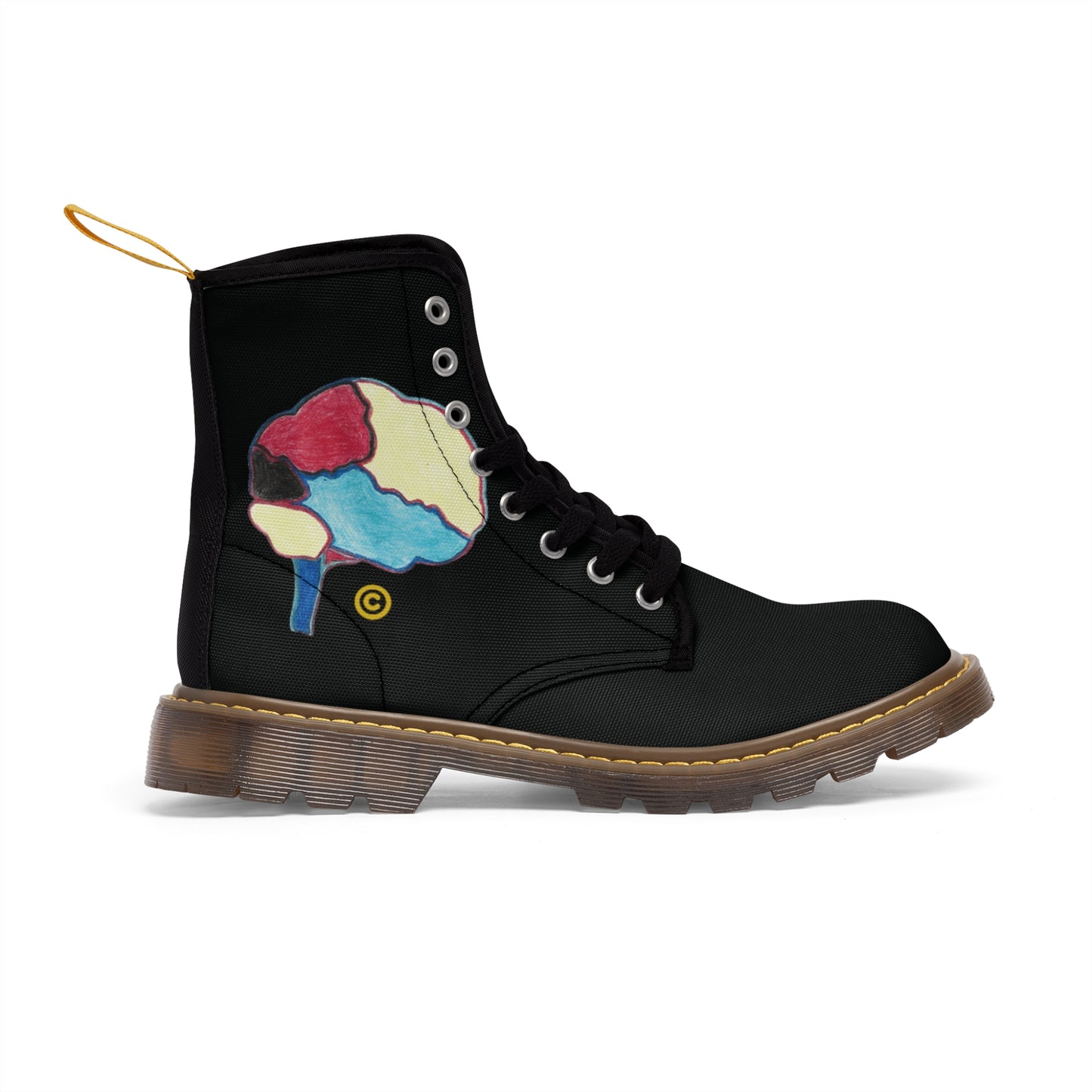 Men's Super Branding Brain Canvas Boots