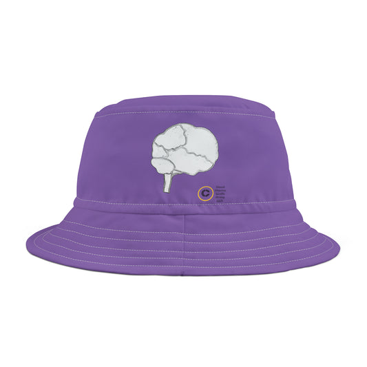 DIY Bucket Hat "Thinking Cap." (Light Purple)