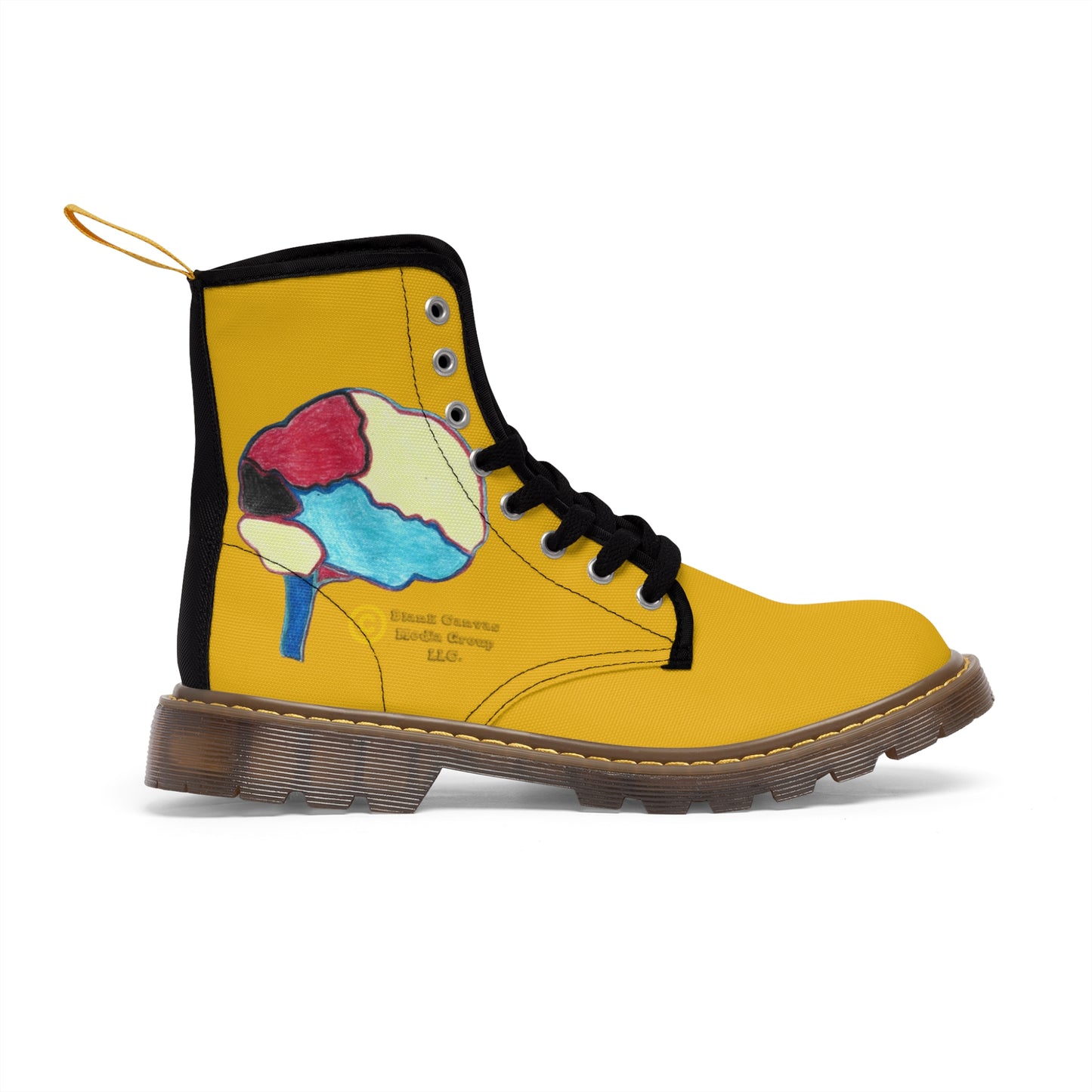 Men's Canvas Super Branding Brain Boots