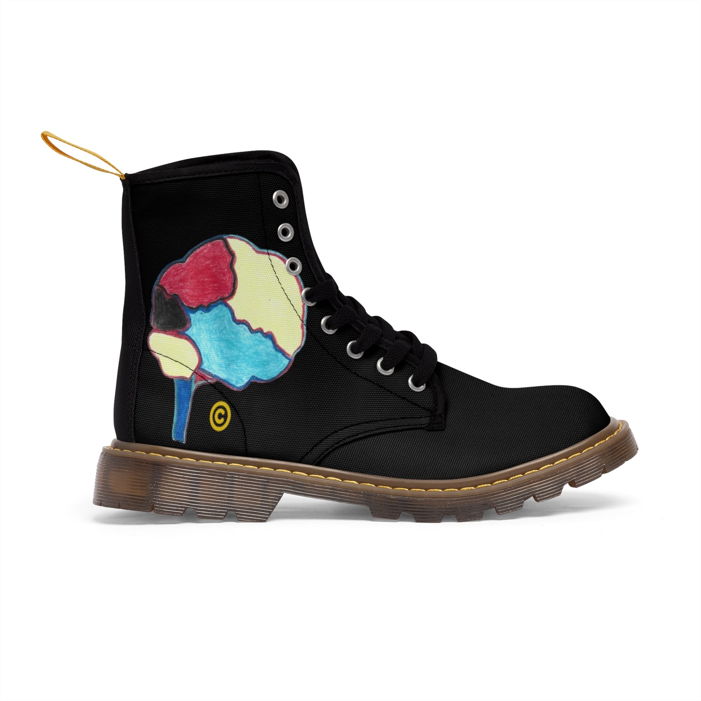 Women's Super Branding Brain Canvas Boots