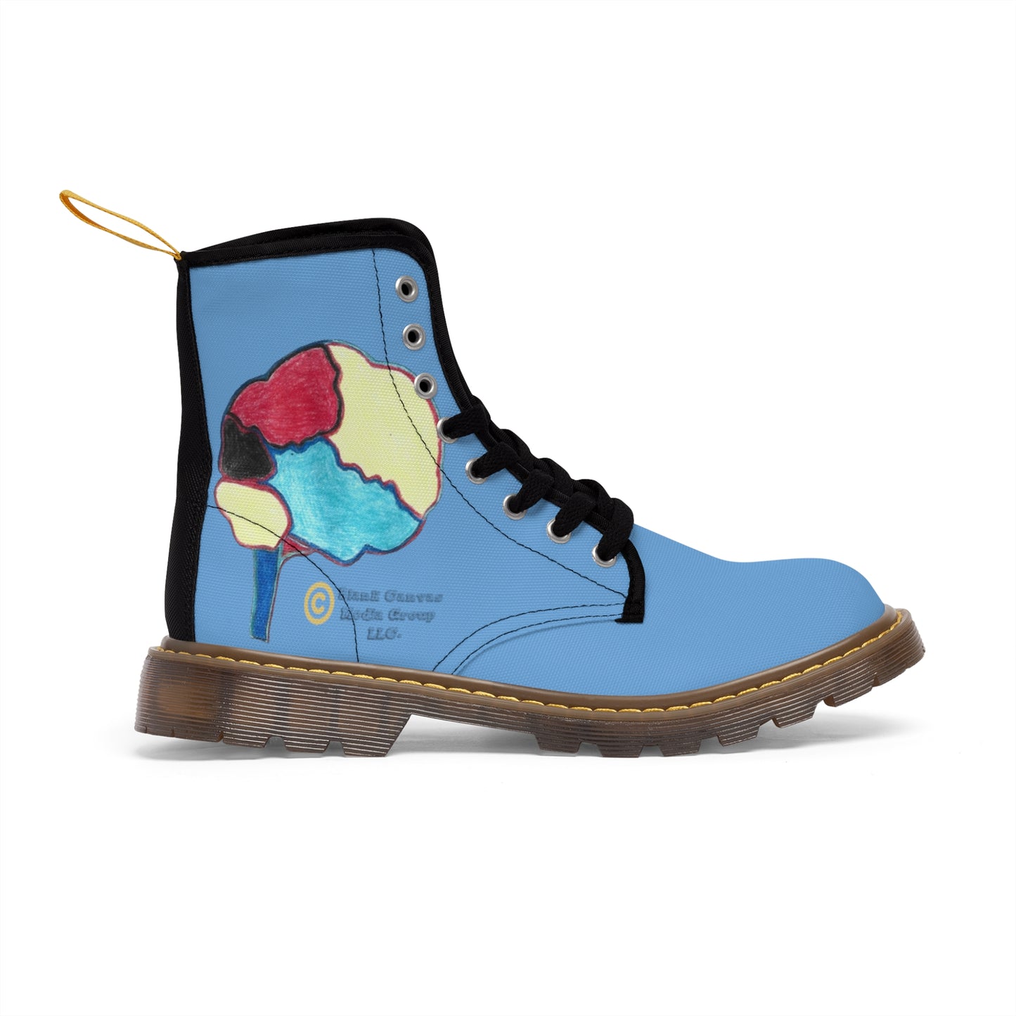 Women's Super Branding Brain Canvas Boots