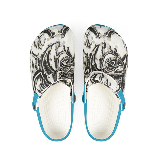 "Lucky Turquoise " Varsity Clogs