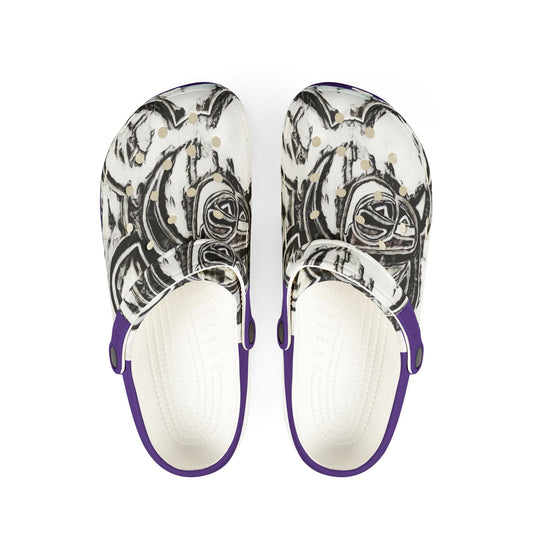 Royal Purple Varsity Clogs