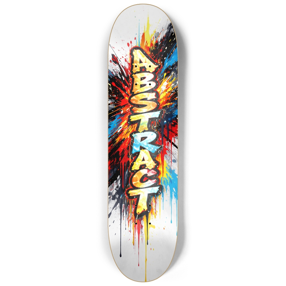 Abstract Custom Skateboard