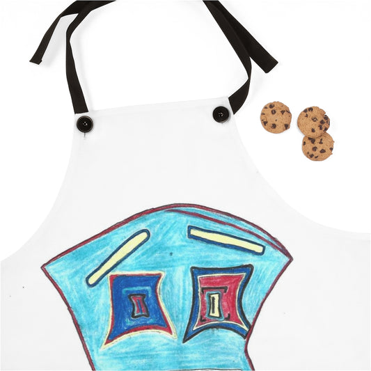 Trippy Blue Apron