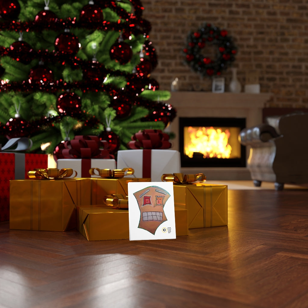 Trippy Desk Art: American Art "White."