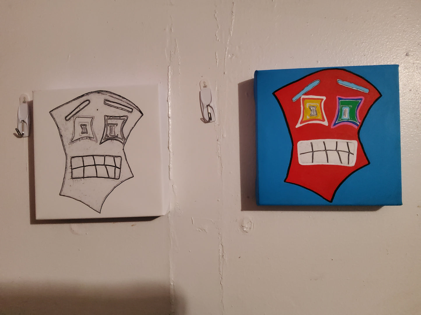 Trippy Digital Painted Giclee Print 8×8 in.