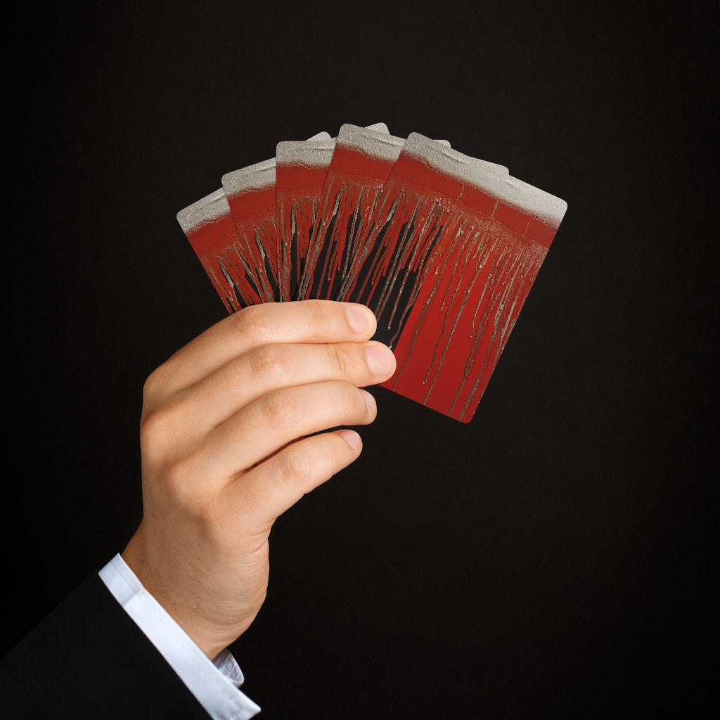 Paint the Town Red Poker Cards