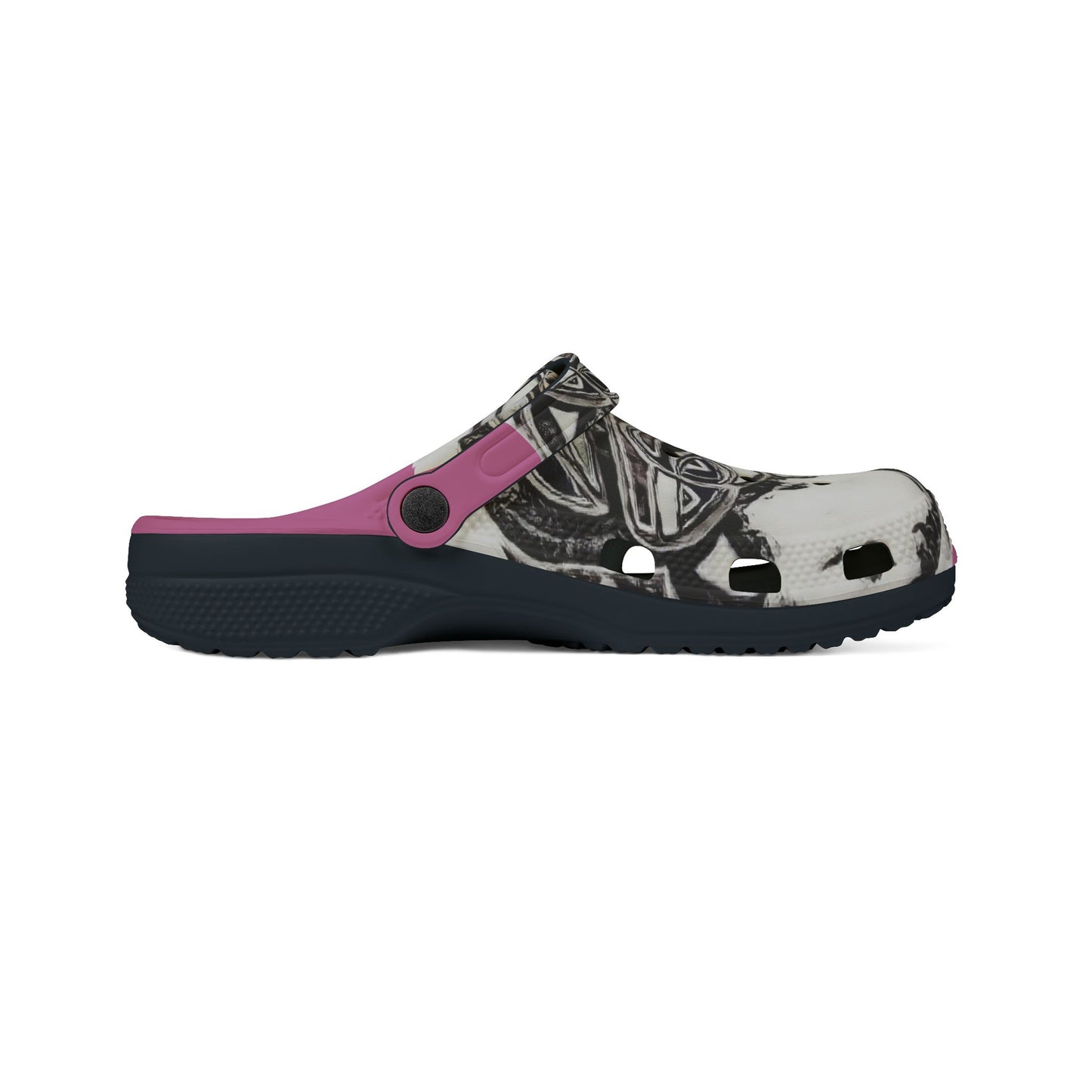 "It's All Love" Varsity Pink Clogs
