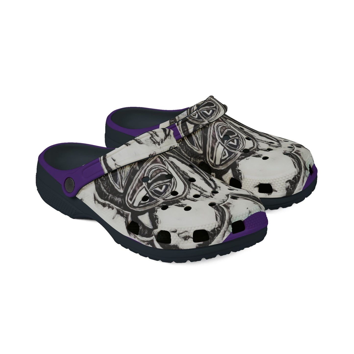 Royal Purple Varsity Clogs