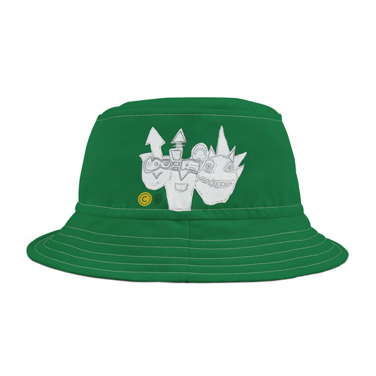 DIY Mt. Paintmore Bucket Hat (Dark Green)