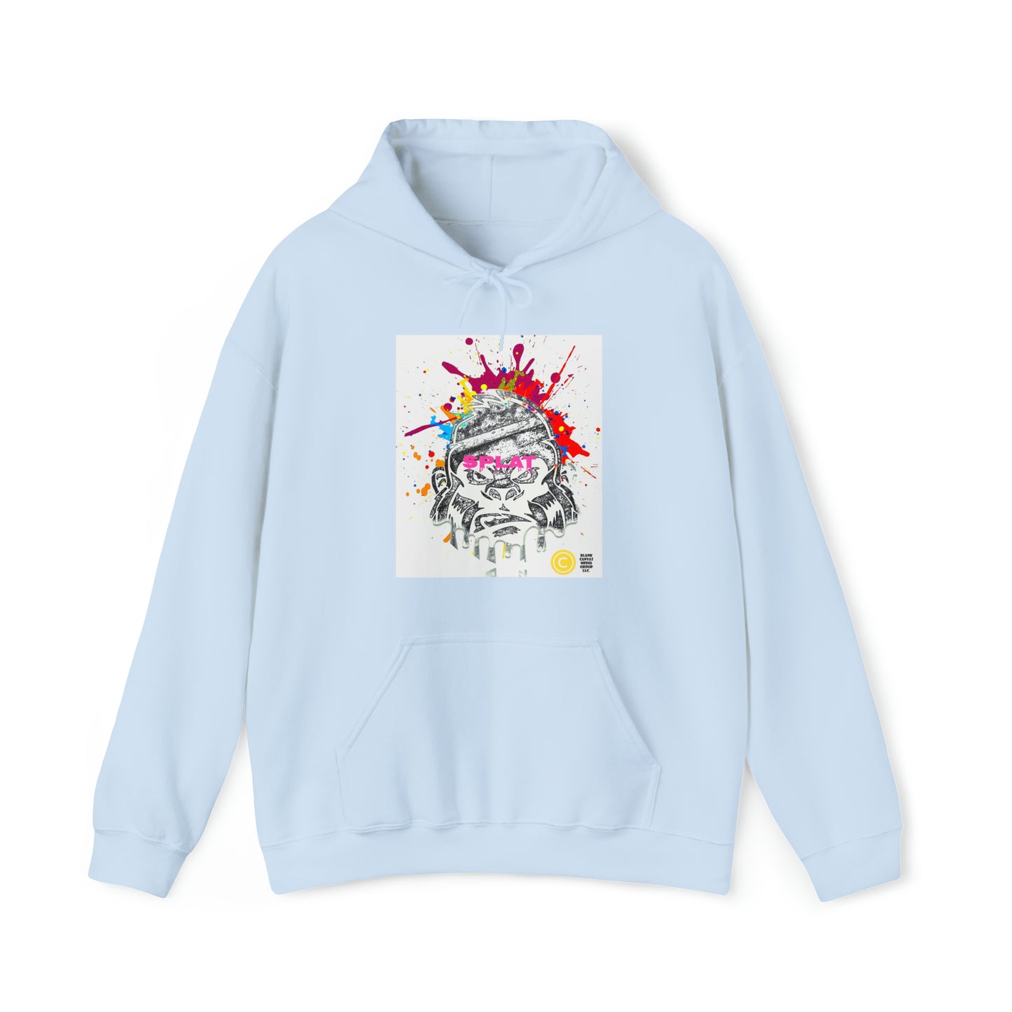 Splatter Brained 1 Hoodie: Digital Transmutation
