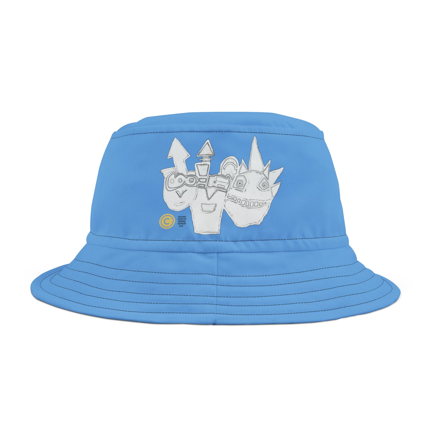 DIY Mt. Paintmore Bucket Hat (Baby Blue)