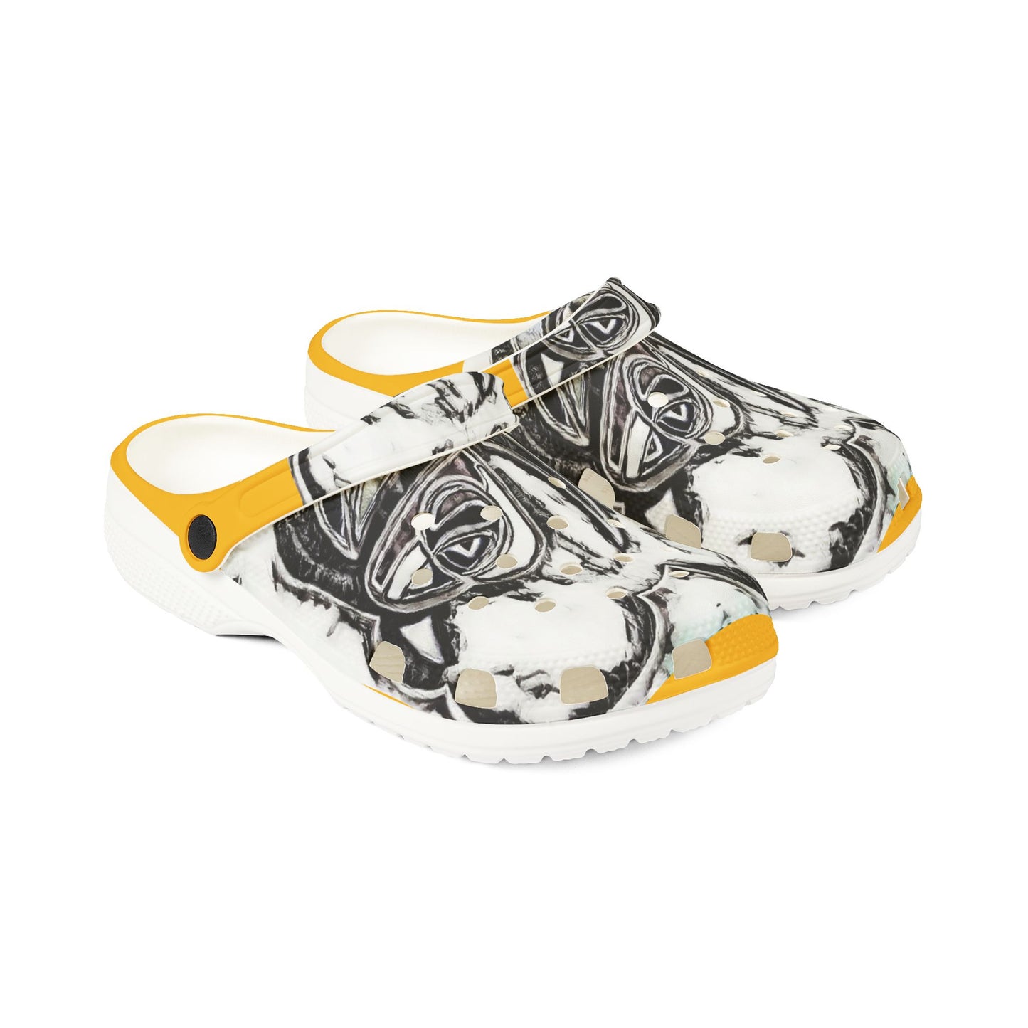 Varsity Yellow Scorpion Clogs