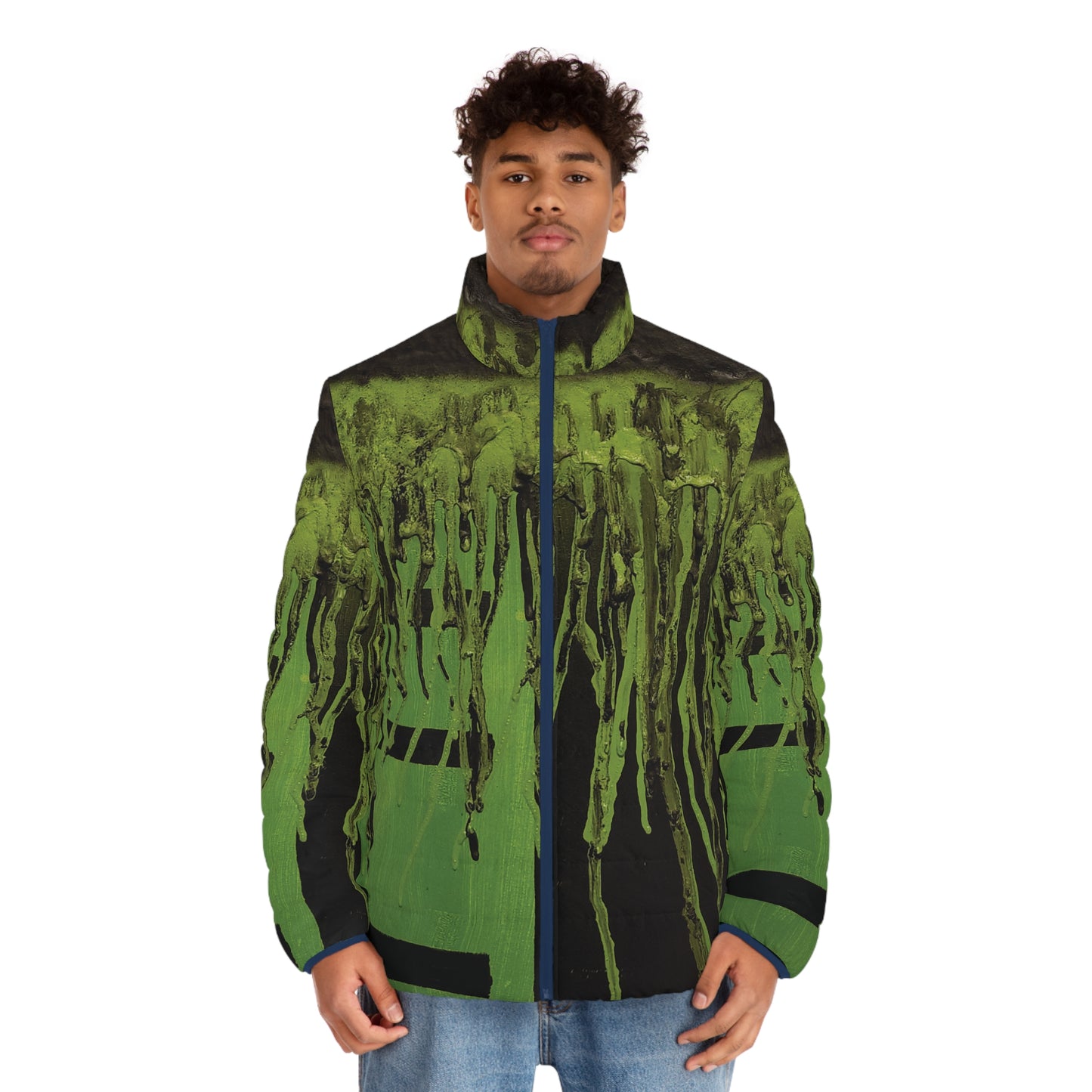 Abstract Reigns: M(x)nster Slime Puffer Jacket (Unisex)