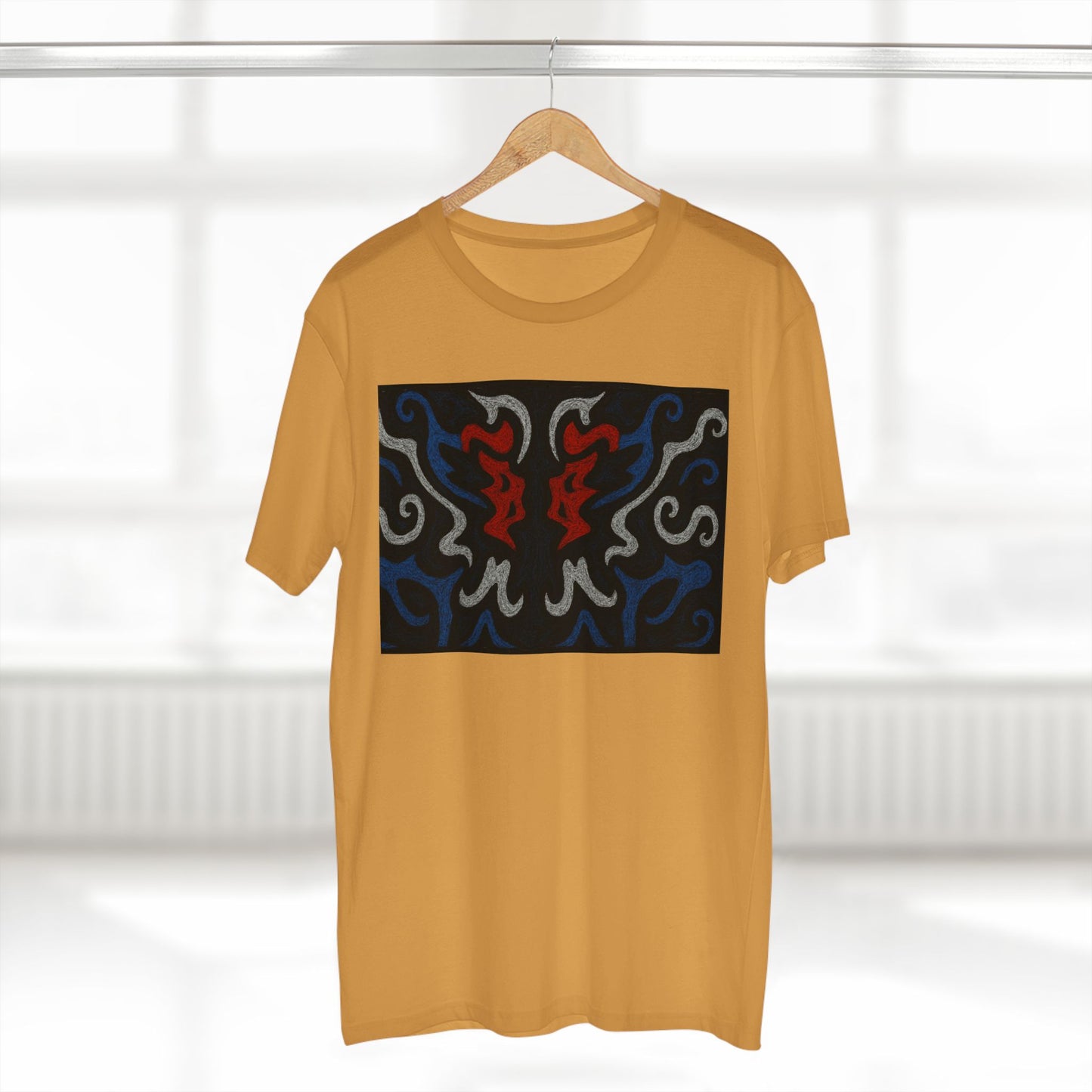 Red, White, Black, & Blue Rorschach DragonT-Shirt