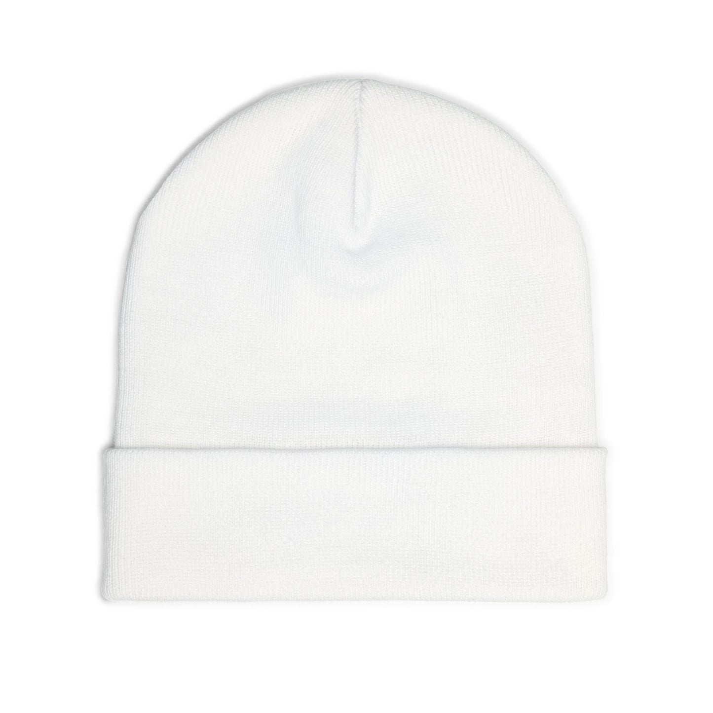 Lil' Abstract #28 Embroidered Knit Beanie with Unique 28 Design, Winter Hat, Gift for Her, Trendy Accessory, Cozy Headwear