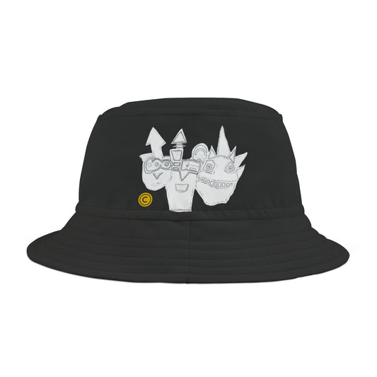 DIY Mt. Paintmore Bucket Hat (Black)