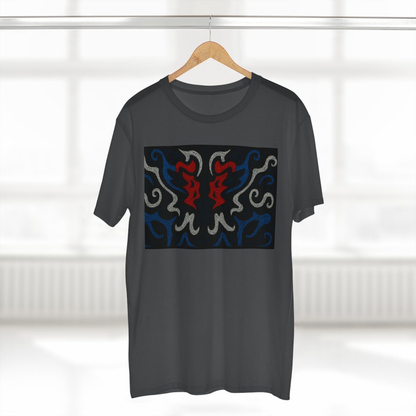 Red, White, Black, & Blue Rorschach DragonT-Shirt