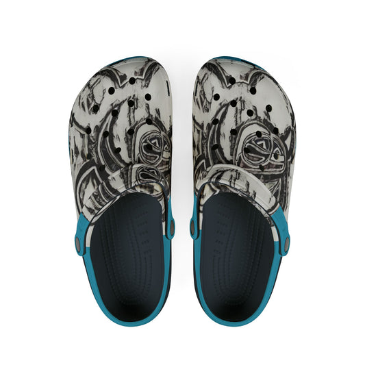 "Lucky Turquoise " Varsity Clogs