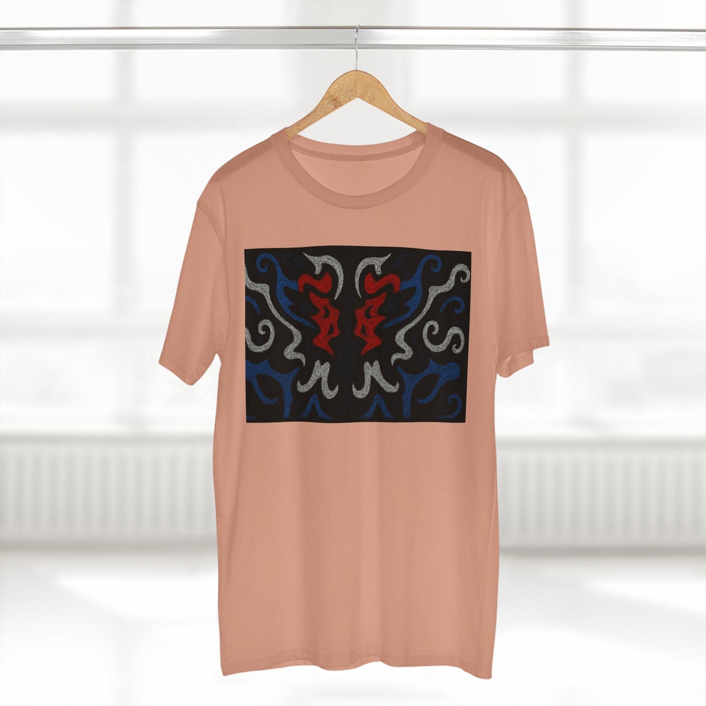 Red, White, Black, & Blue Rorschach DragonT-Shirt