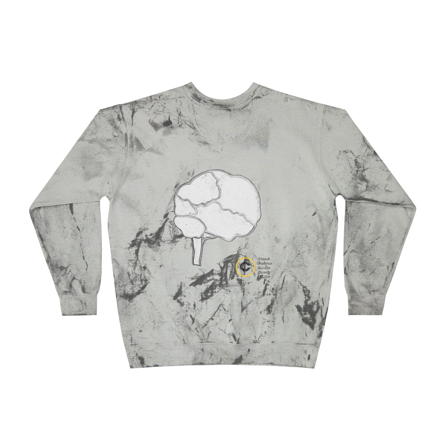 Unisex Lé Face Color Blast Crewneck Sweatshirt