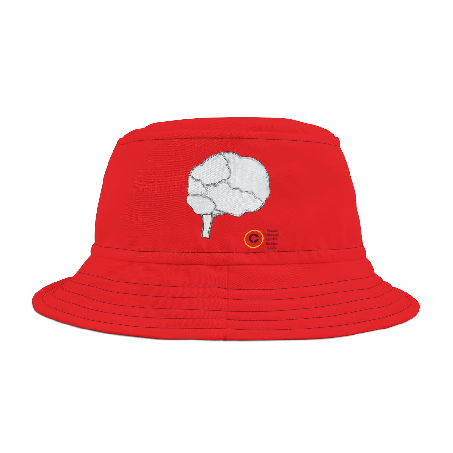 DIY Bucket Hat "Thinking Cap." (Red)