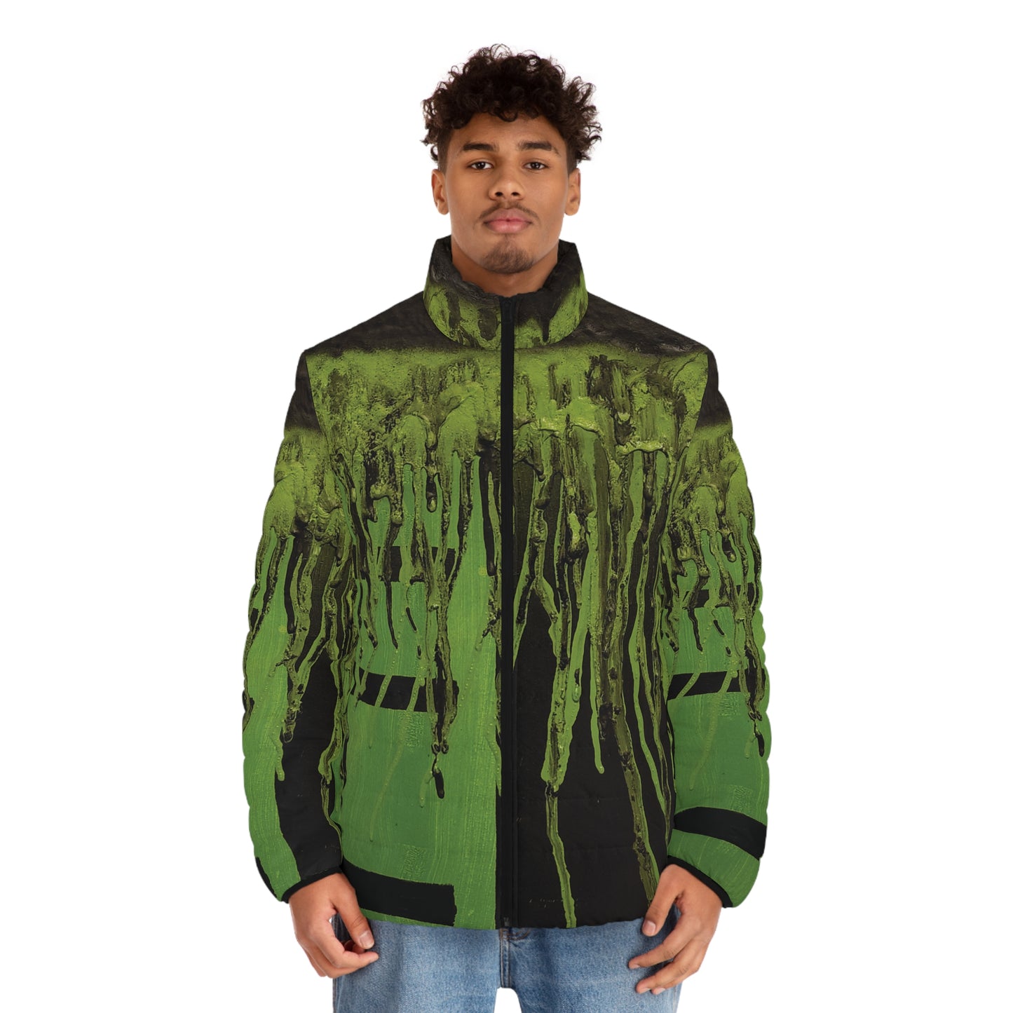 Abstract Reigns: M(x)nster Slime Puffer Jacket (Unisex)