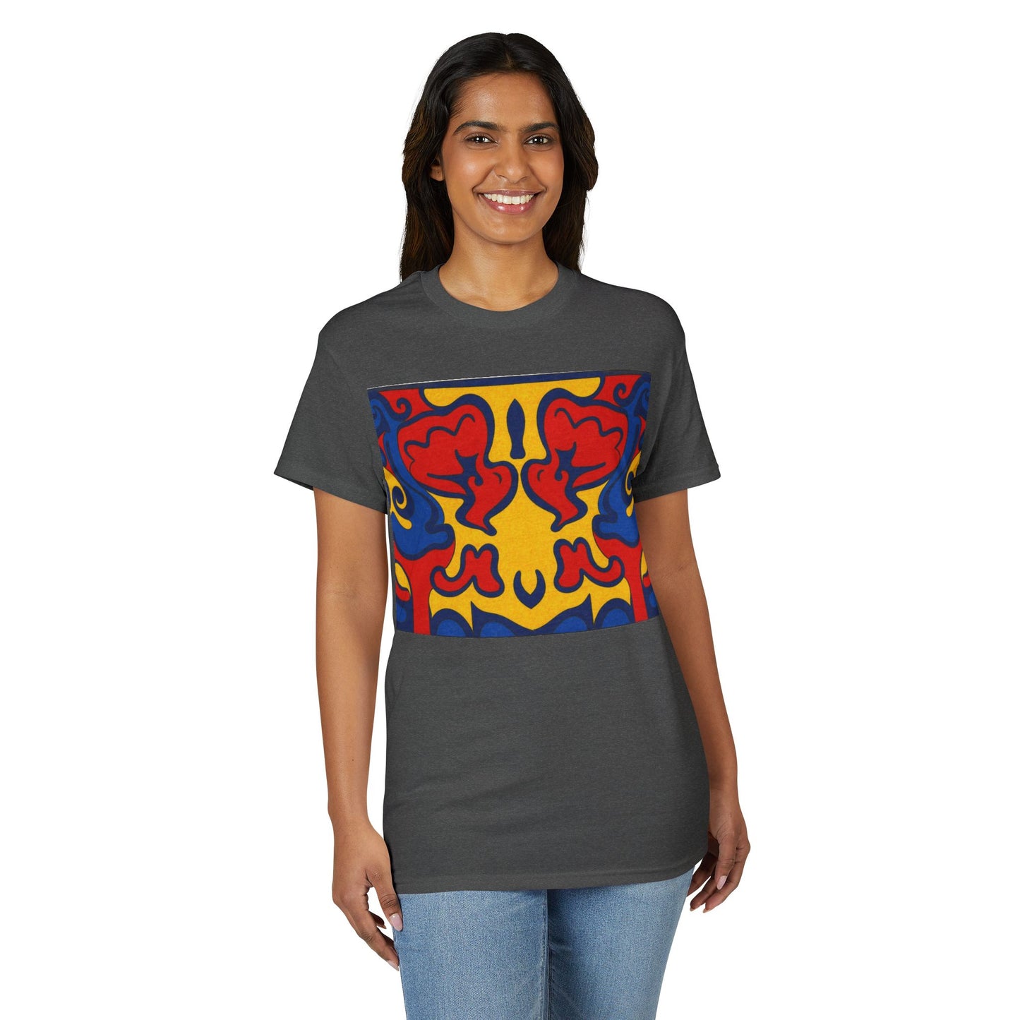 "Lighter Lines, Deeper Color." Rorschach Dragon T-Shirt