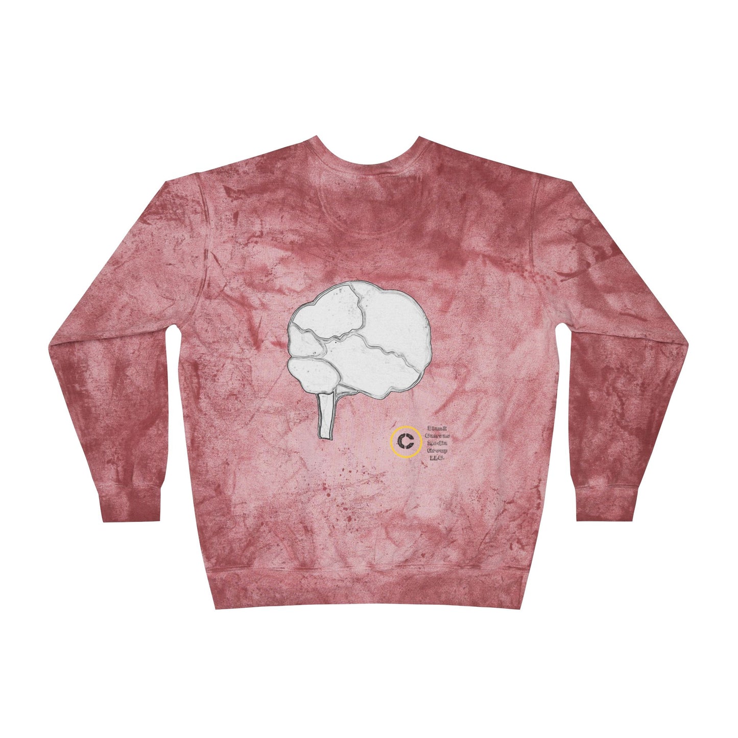 Unisex Lé Face Color Blast Crewneck Sweatshirt