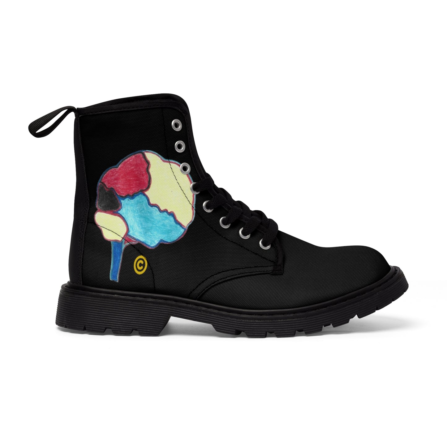 Women's Super Branding Brain Canvas Boots