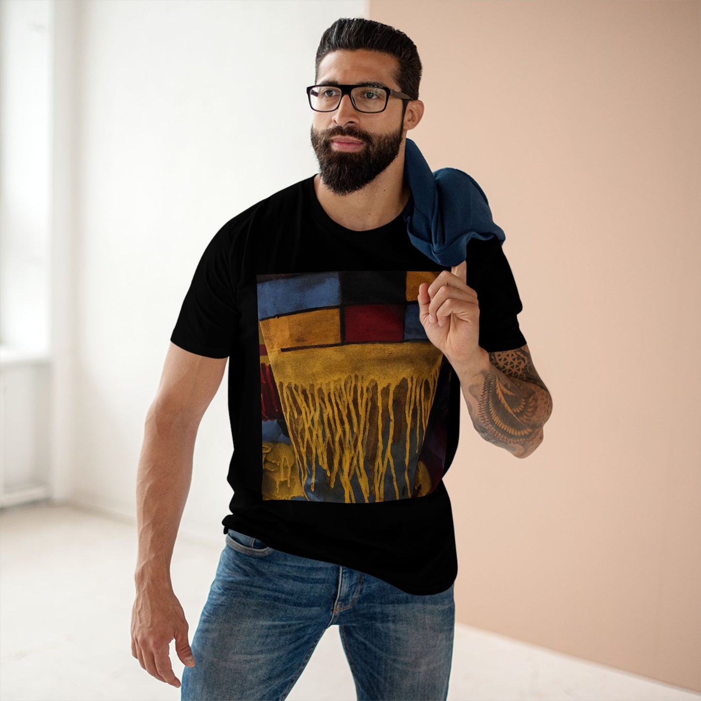 "Nothin But Net." 🏀💎Sleeve Drip Reign T-Shirt