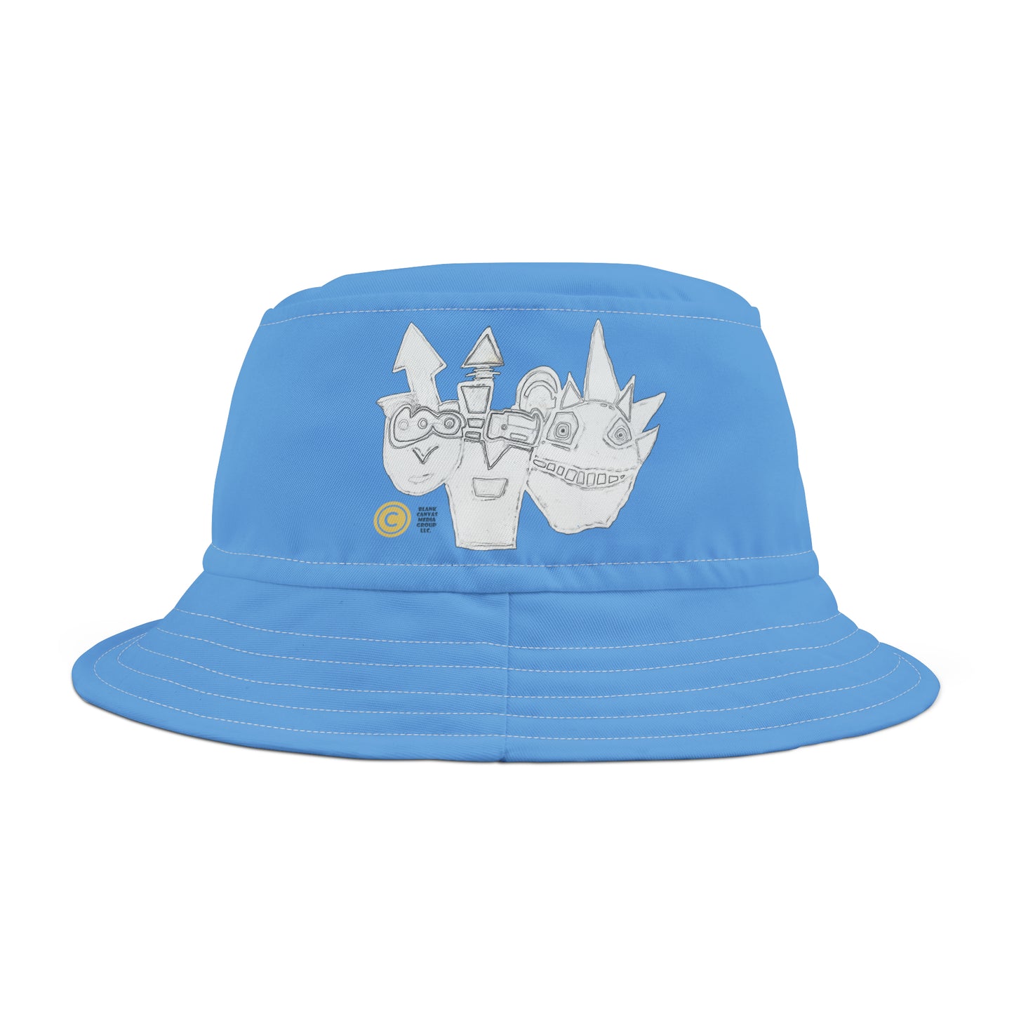 DIY Mt. Paintmore Bucket Hat (Baby Blue)
