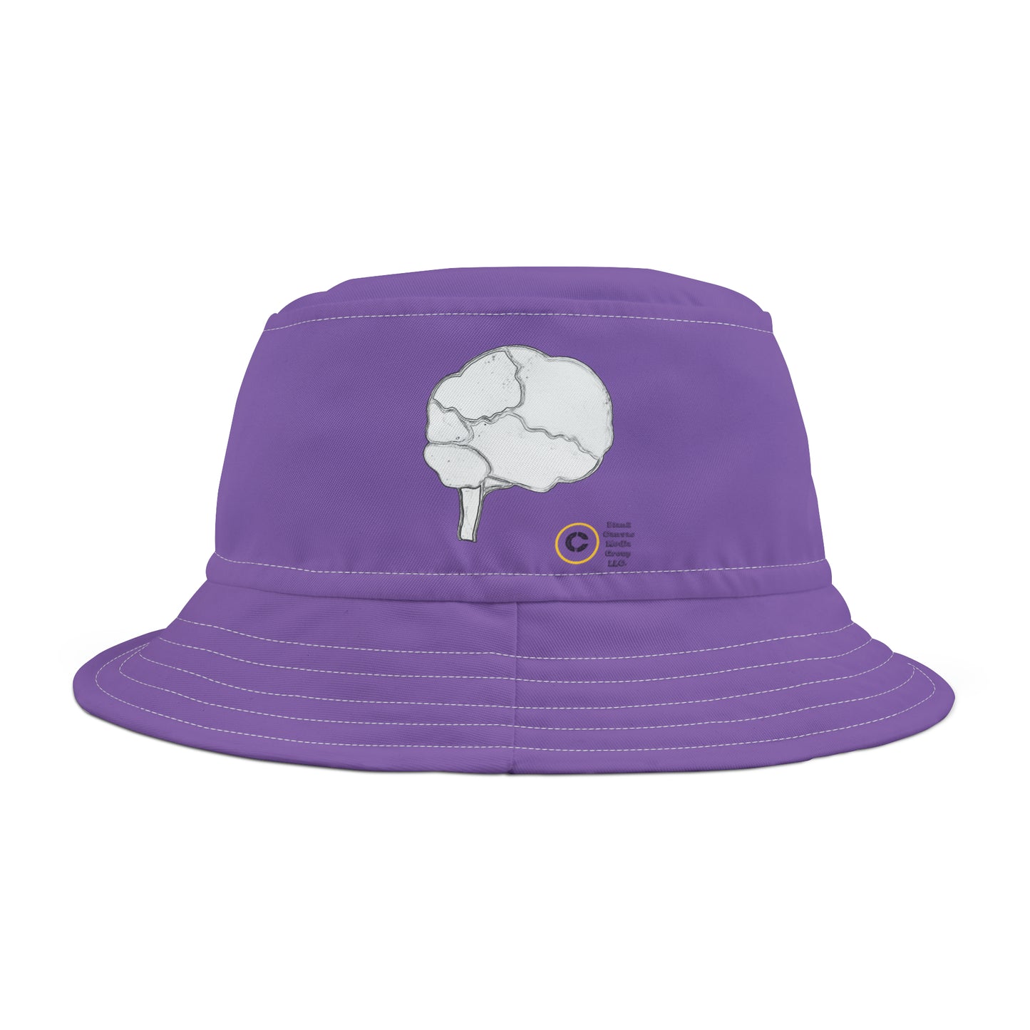 DIY Bucket Hat "Thinking Cap." (Light Purple)