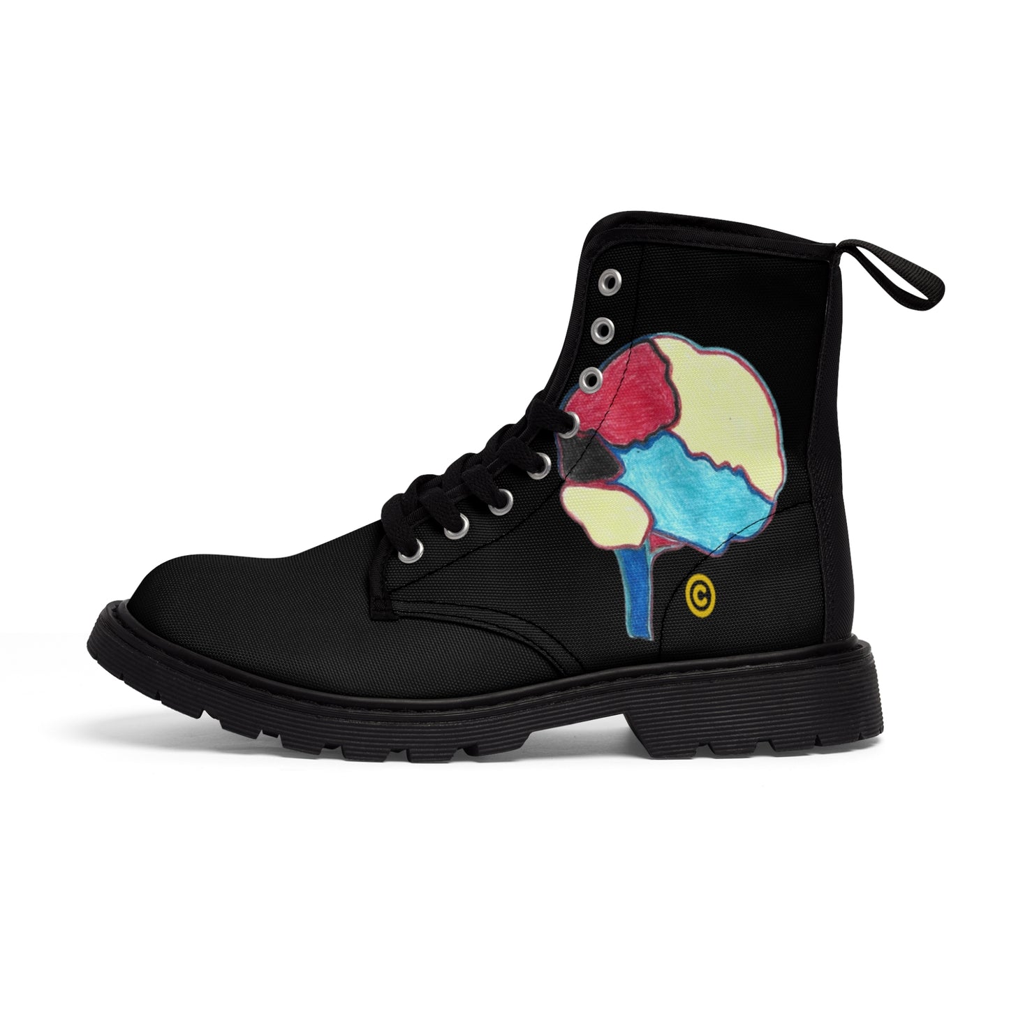 Women's Super Branding Brain Canvas Boots