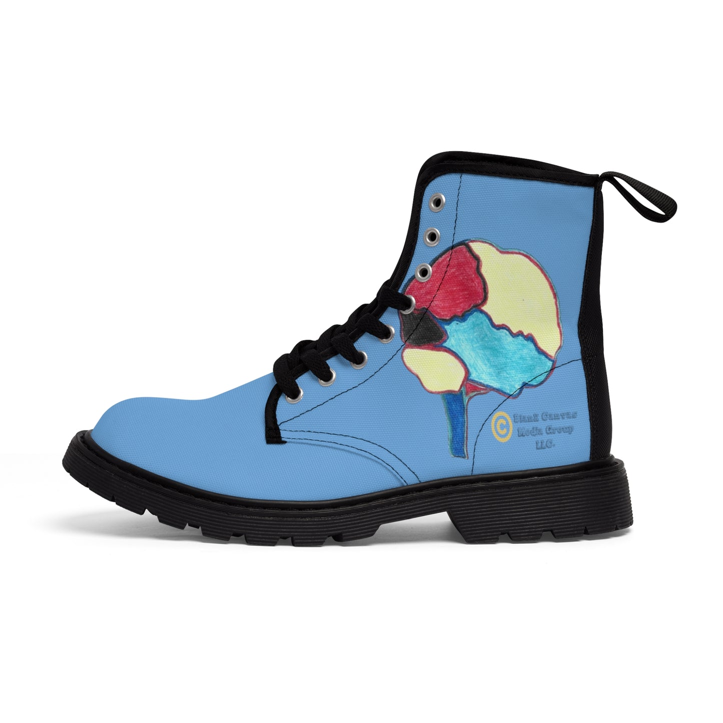Women's Super Branding Brain Canvas Boots