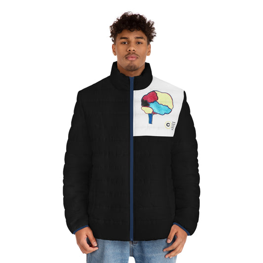 Super Branding Brain Canvas Back Puffer