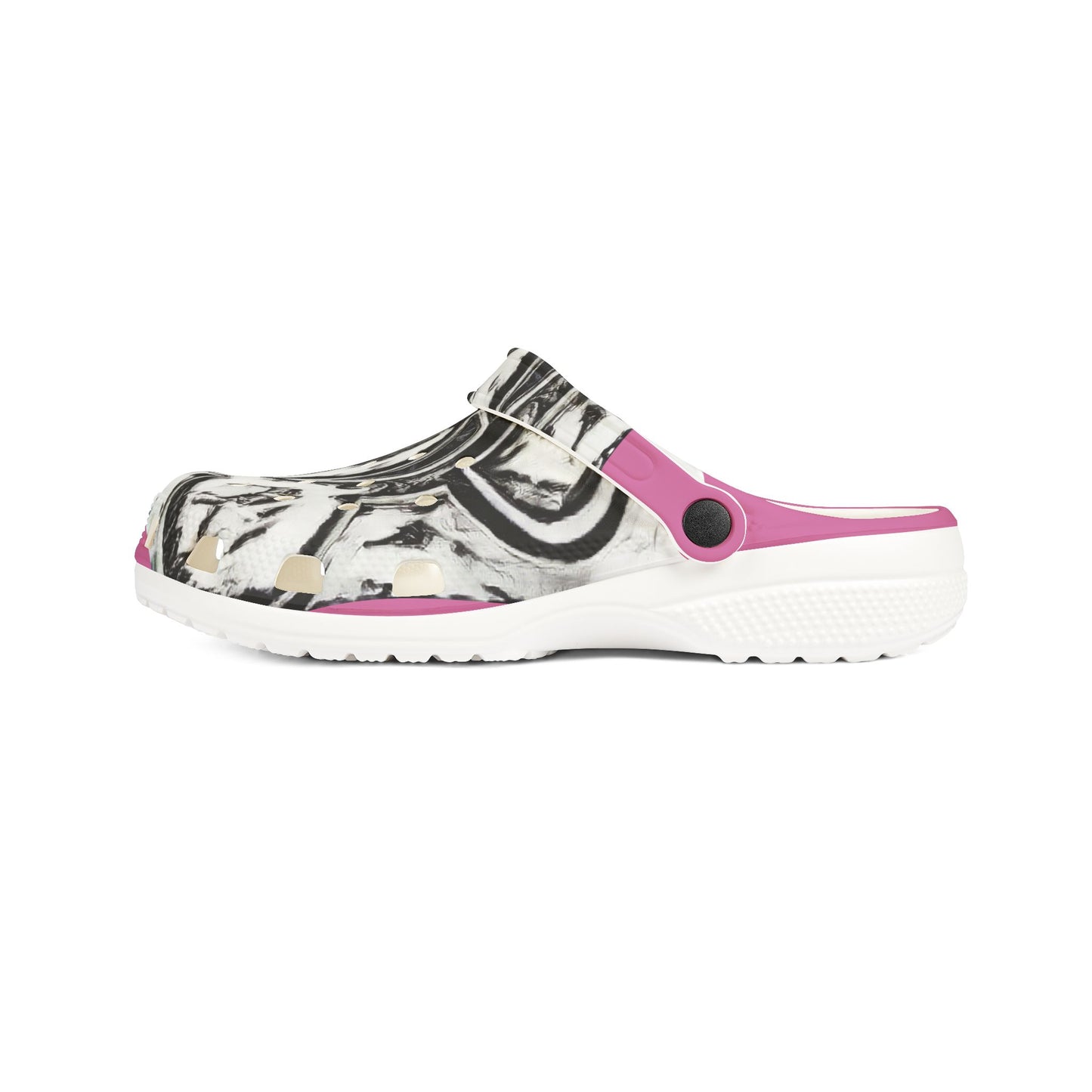 "It's All Love" Varsity Pink Clogs