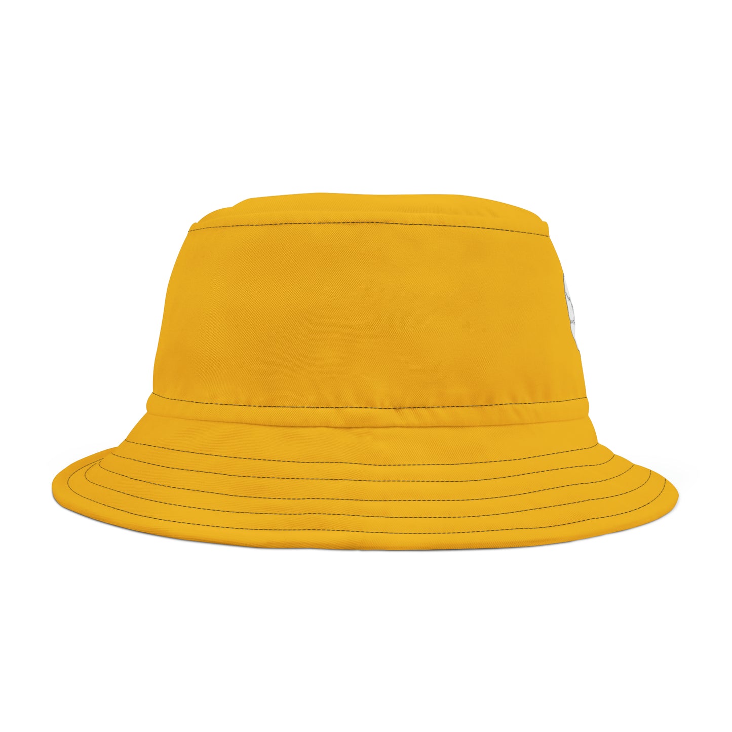 DIY Bucket Hat "Thinking Cap." (Yellow)