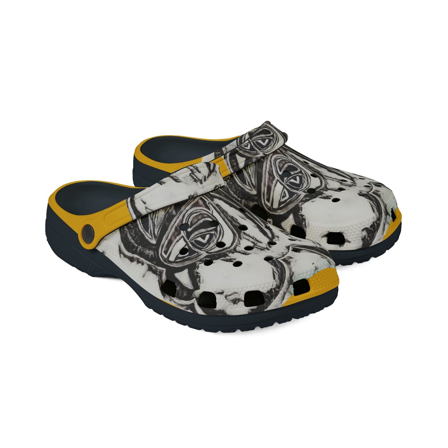 Varsity Yellow Scorpion Clogs