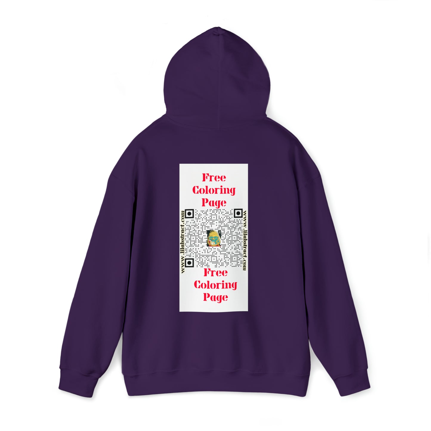 Splatter Brained 1 Hoodie: Digital Transmutation