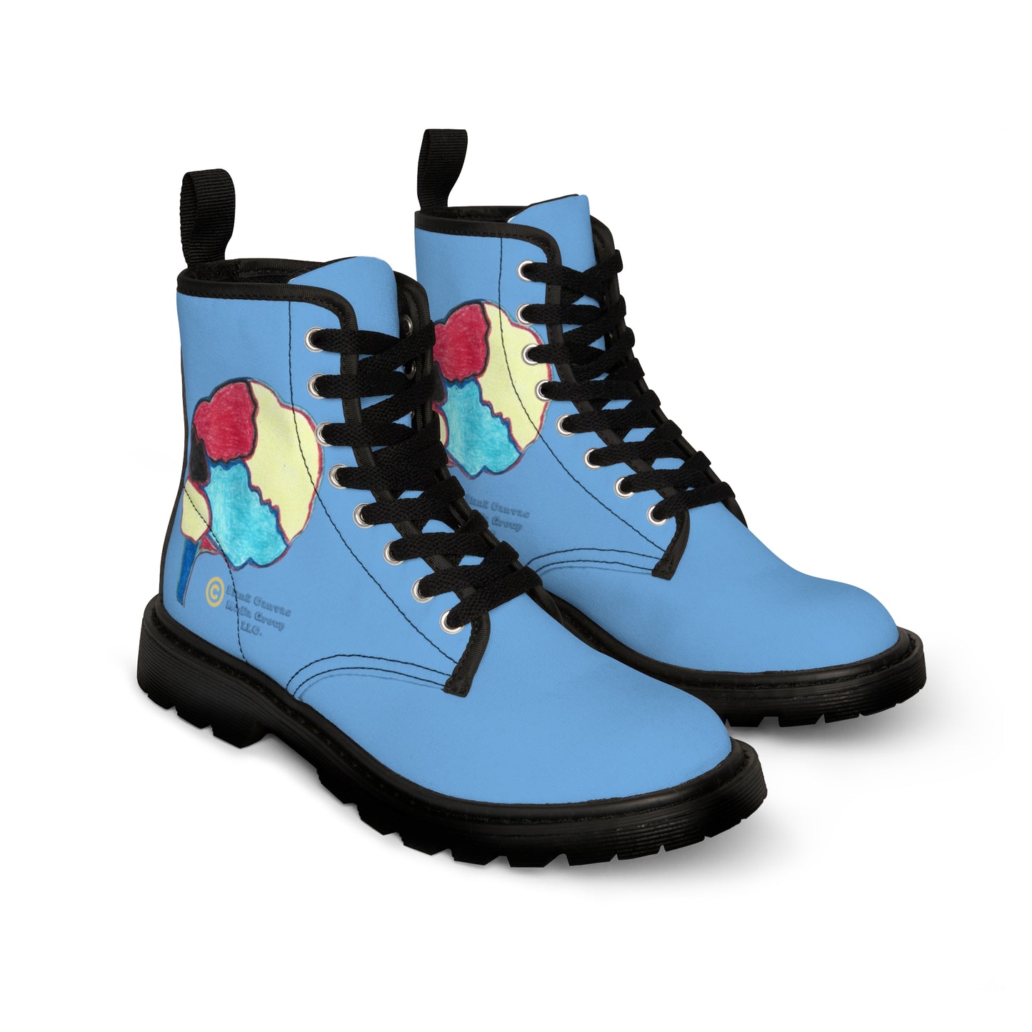 Women's Super Branding Brain Canvas Boots