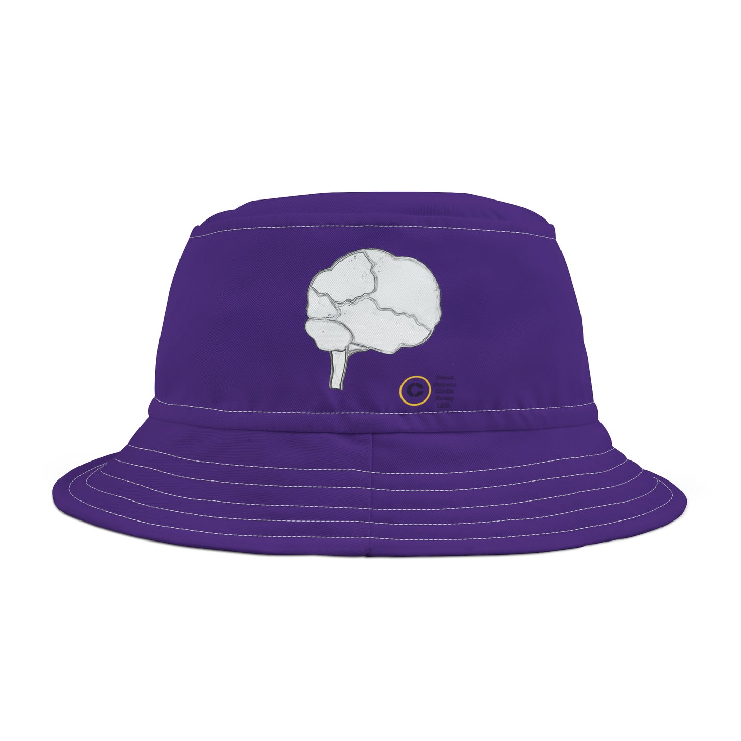 DIY Bucket Hat "Thinking Cap." (Purple)