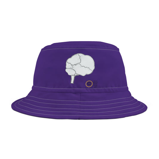DIY Bucket Hat "Thinking Cap." (Purple)