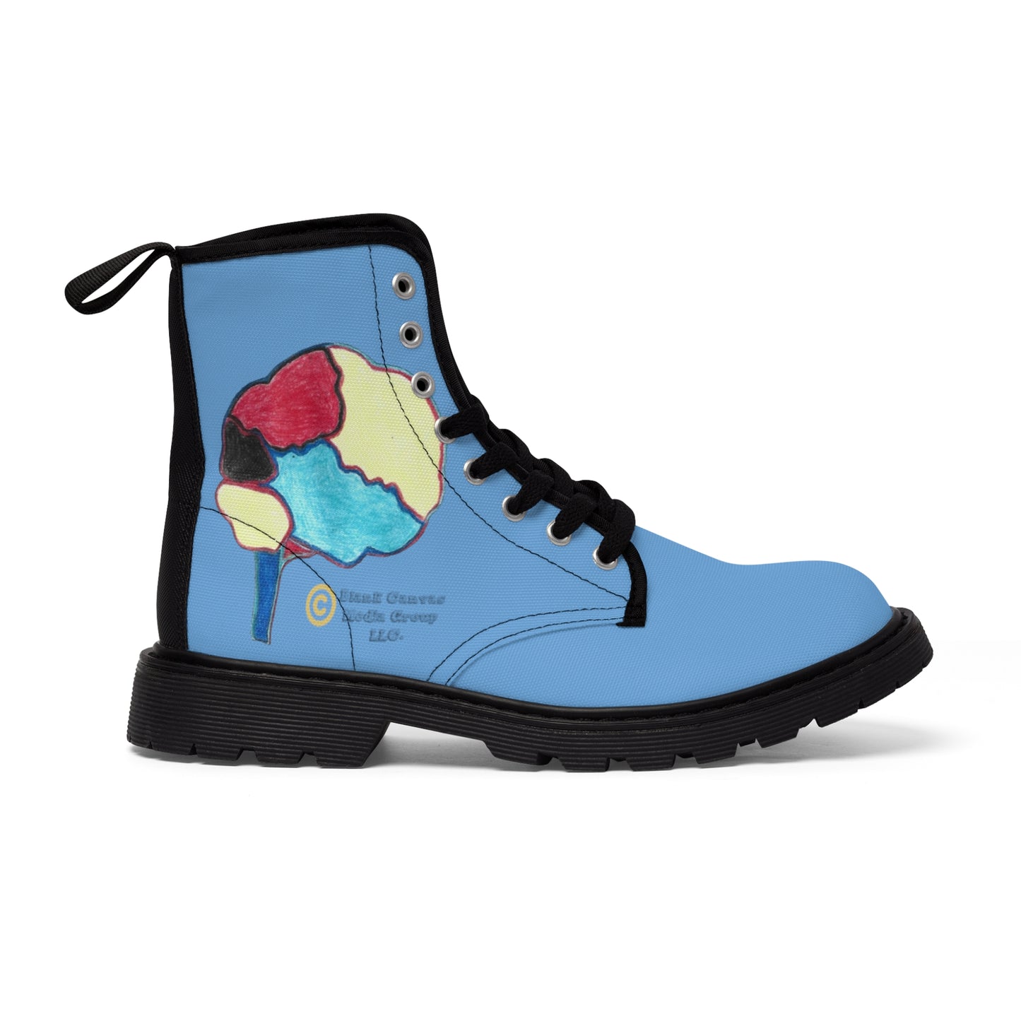 Women's Super Branding Brain Canvas Boots