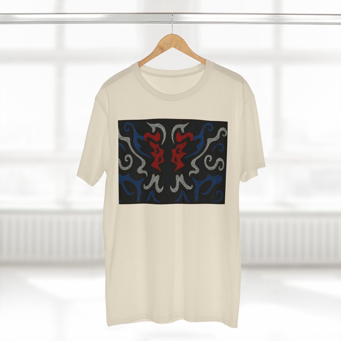 Red, White, Black, & Blue Rorschach DragonT-Shirt