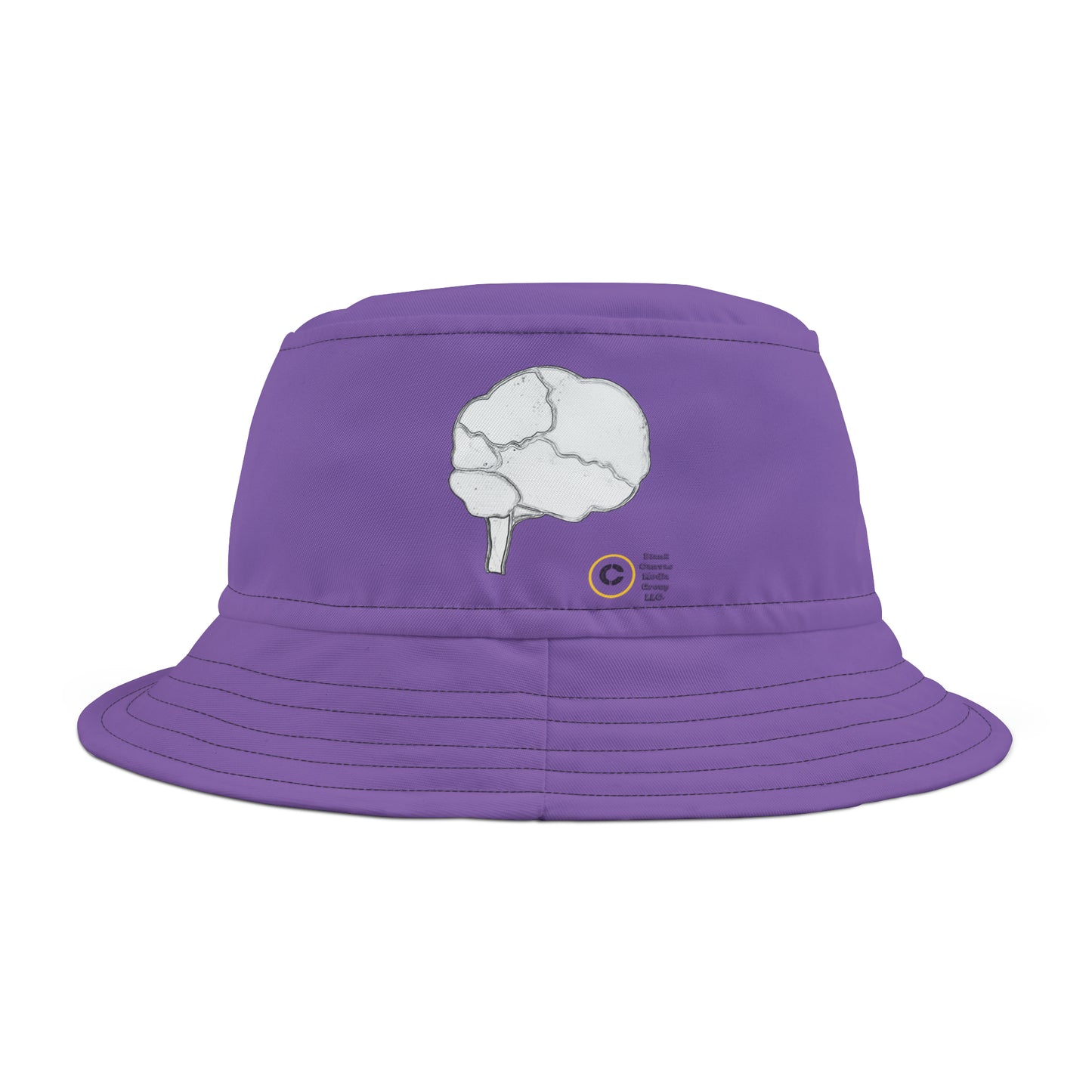 DIY Bucket Hat "Thinking Cap." (Light Purple)