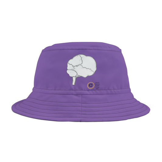 DIY Bucket Hat "Thinking Cap." (Light Purple)