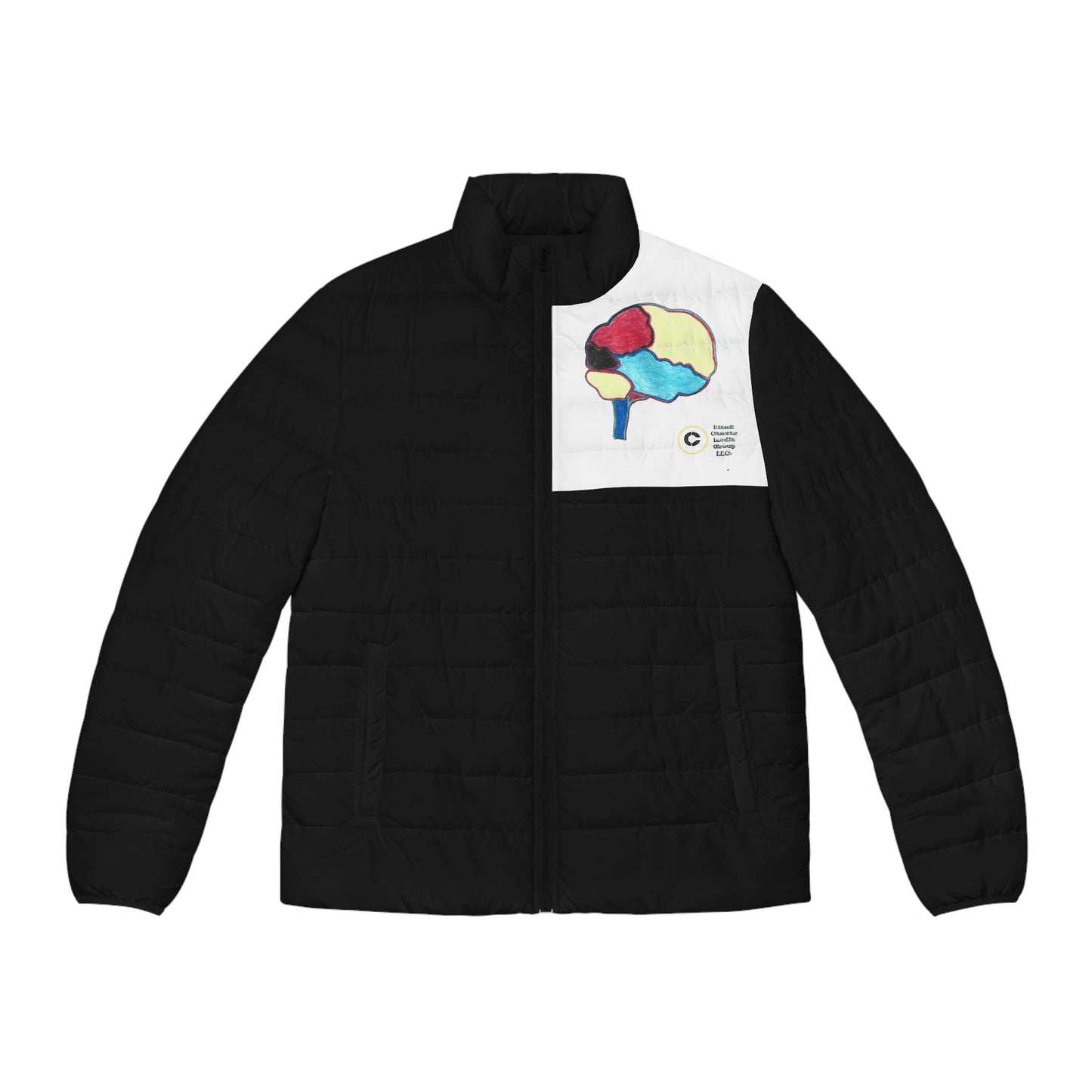 Super Branding Brain Canvas Back Puffer