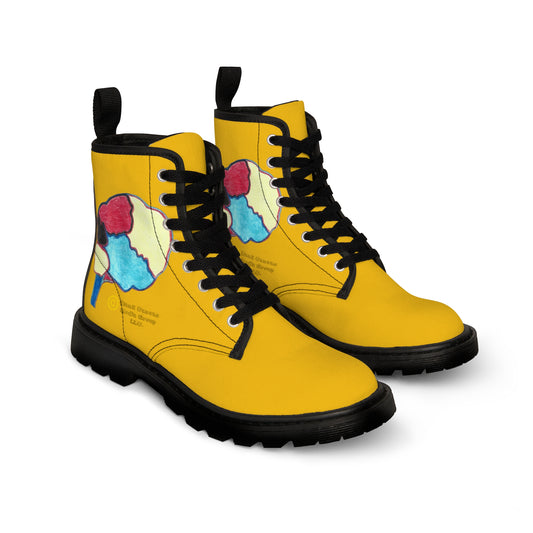 Men's Canvas Super Branding Brain Boots